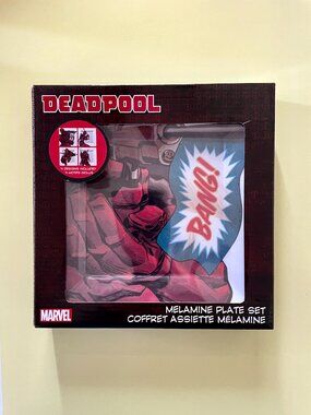 Deadpool plate set with 4 different designs